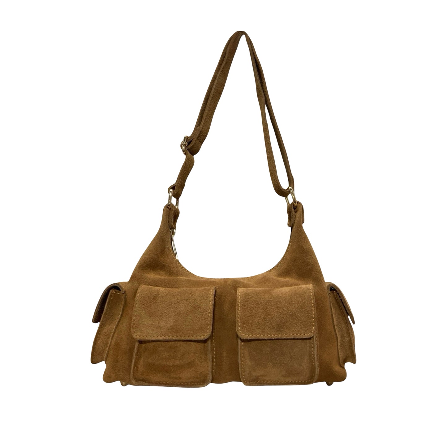 Sac Multipoches Dollar Cuir Suède