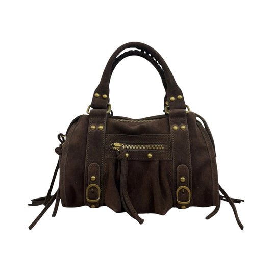 SAC CUIR SUEDE CAPUCINE S