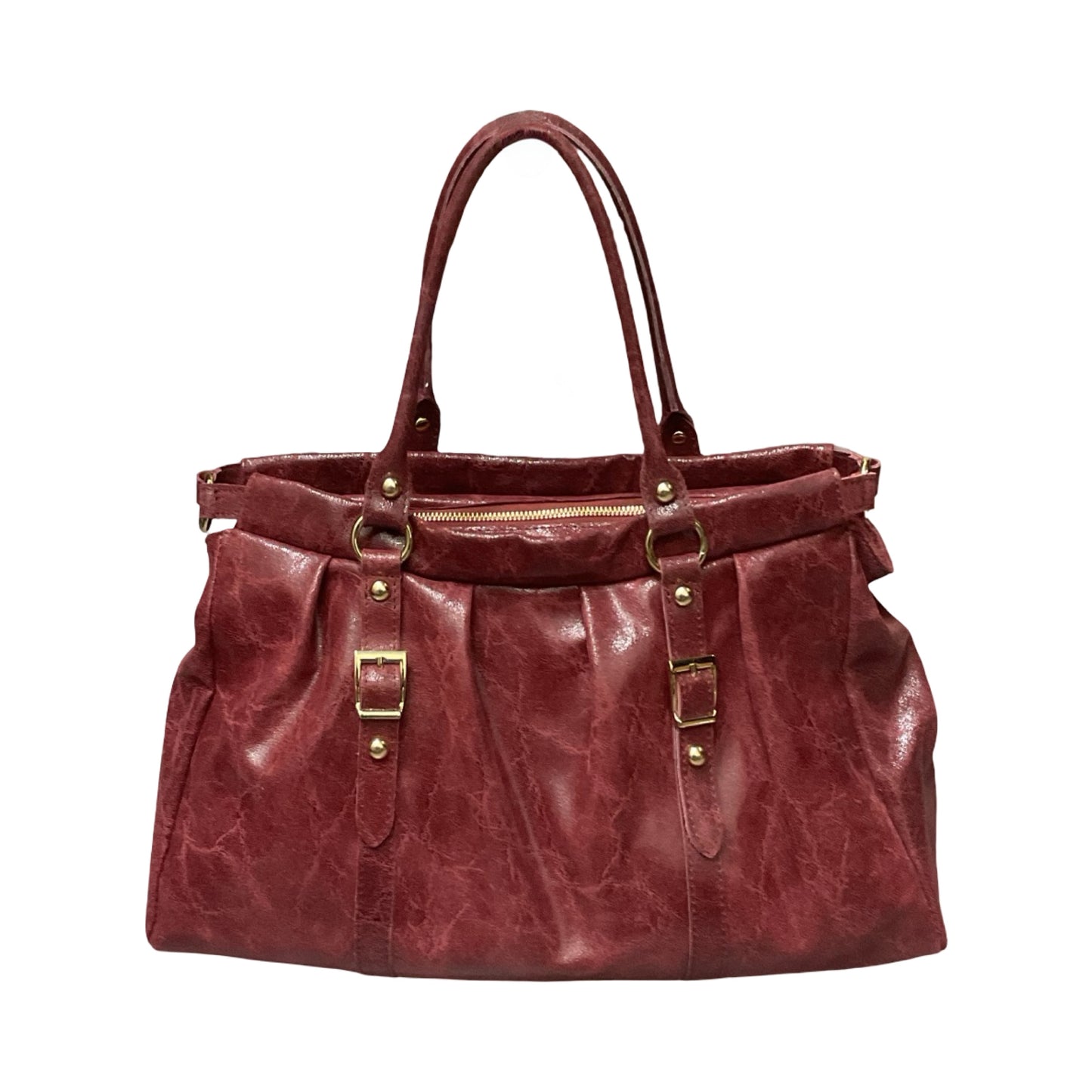 Sac à main en cuir brossé Lydia
