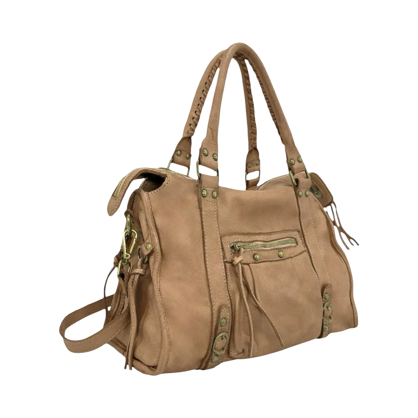 SAC CUIR VINTAGE CAPUCINE L