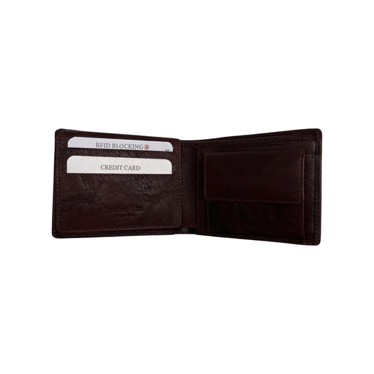 JULIEN BROWN WILD LEATHER WALLET 