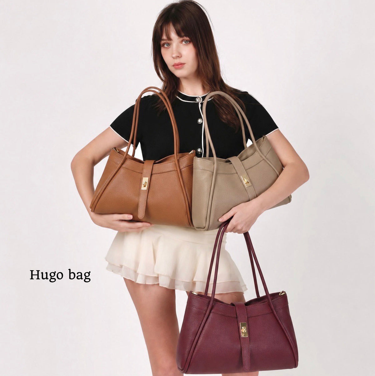Sac Cuir Grainé S Fermeture Hugo