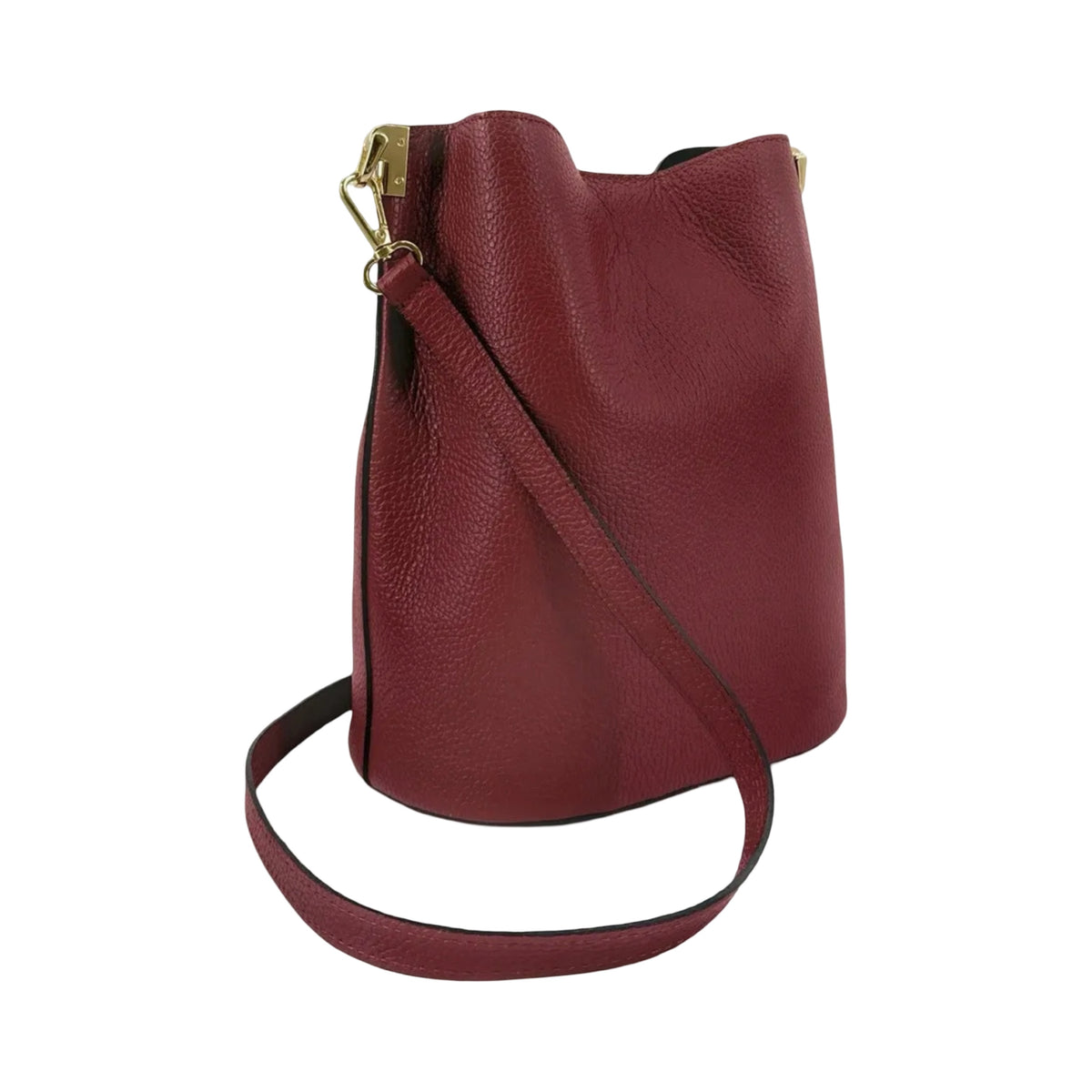 SAC CUIR GRAINE SEAU ELVIRA