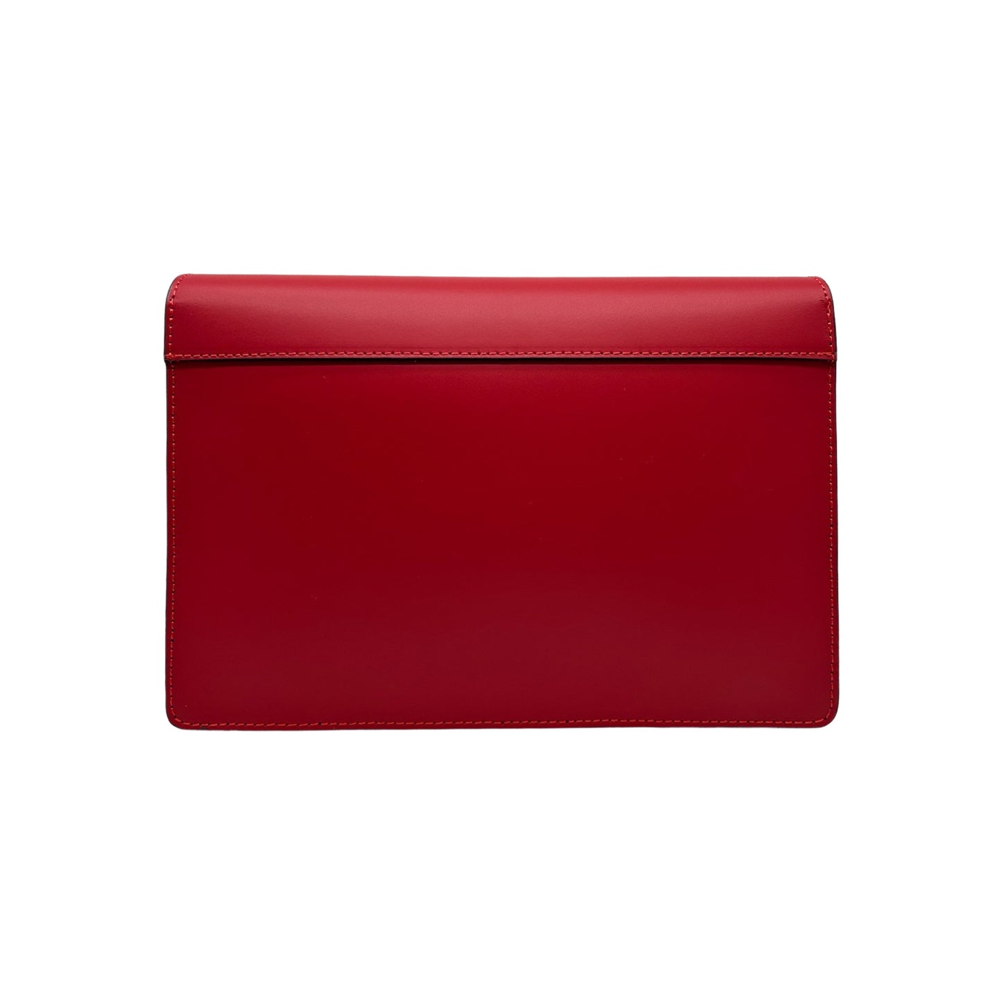 CANDICE RED SMOOTH LEATHER CROSSBODY BAG 