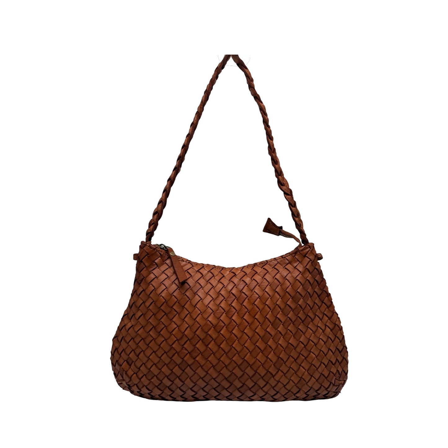 SAC EPAULE CUIR WASHED TRENDY
