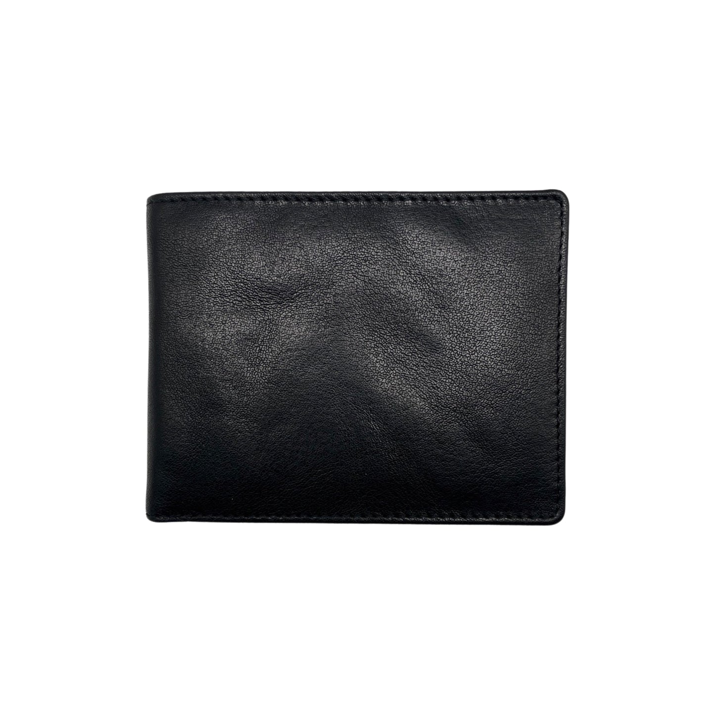 PORTE FEUILLE CUIR SAUVAGE JULES NOIR