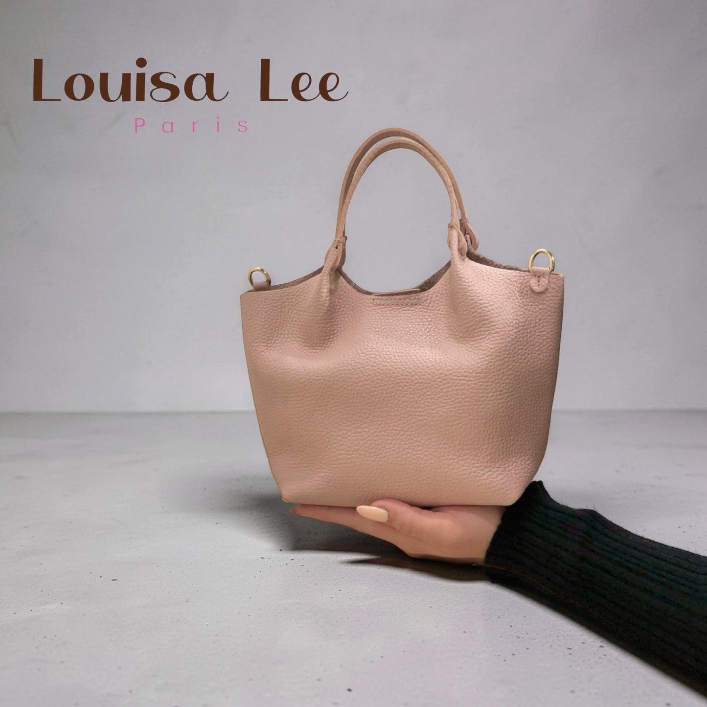 SAC SEAU CUIR  GRAINE MINI