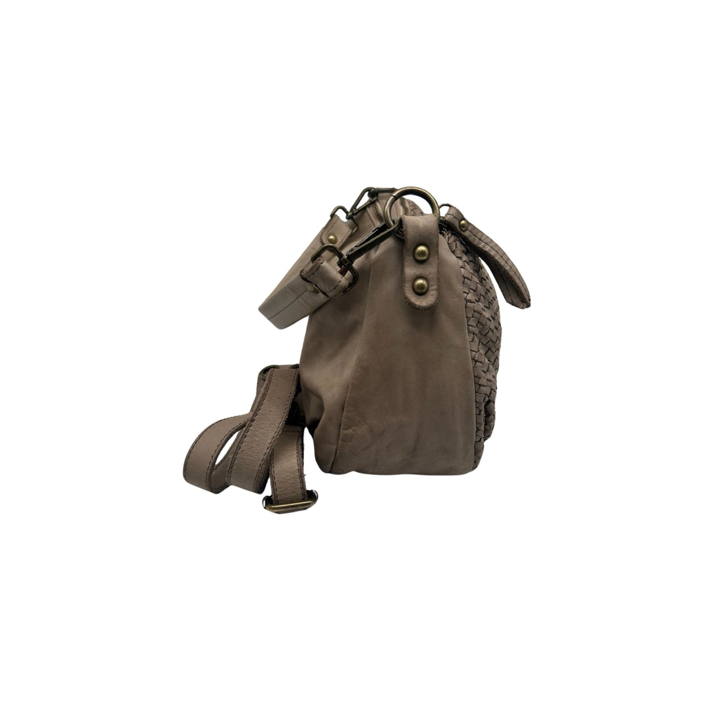 SAC EPAULE CUIR WASHED VINTAGE TERESA