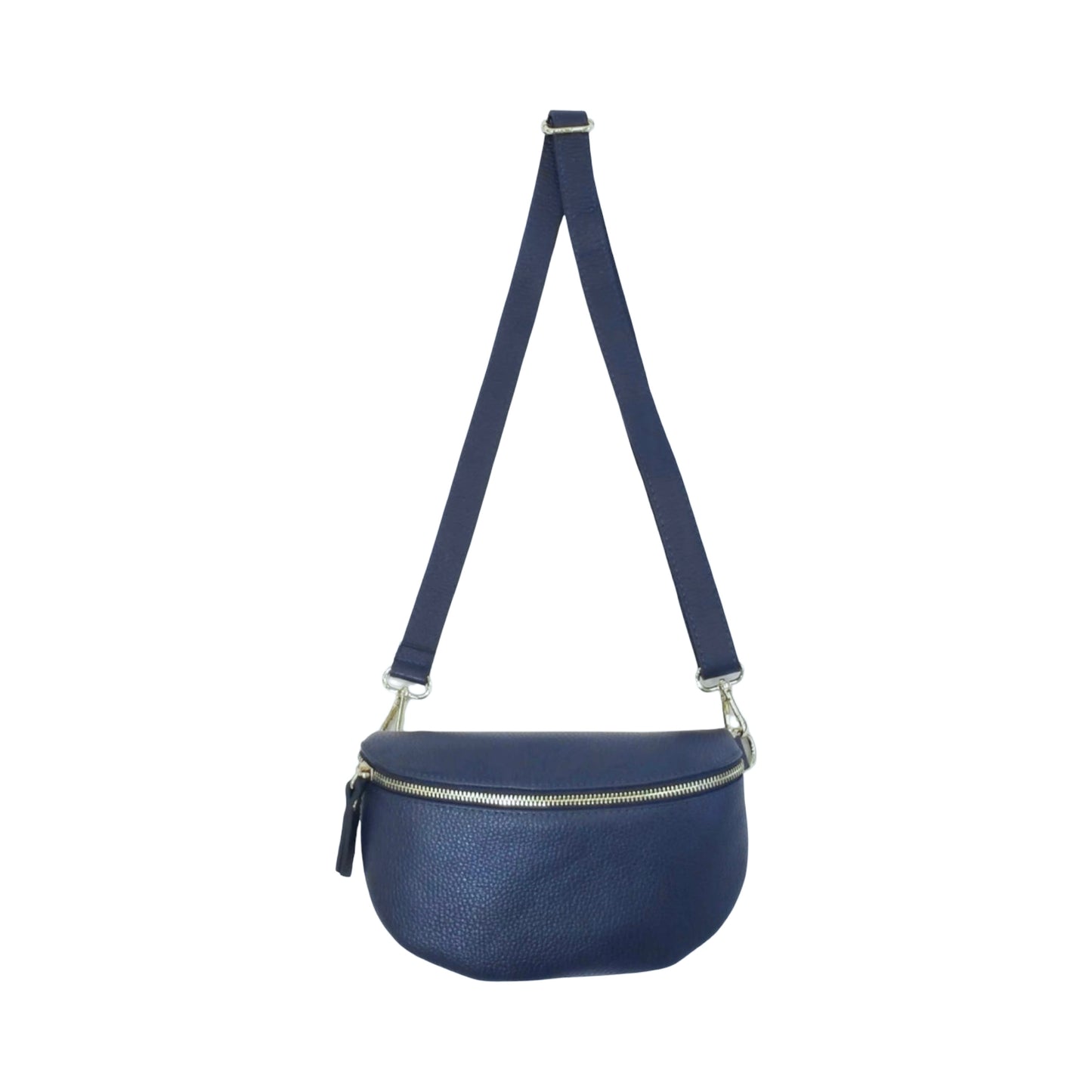 Sac Banane en Cuir Grainé 22cm