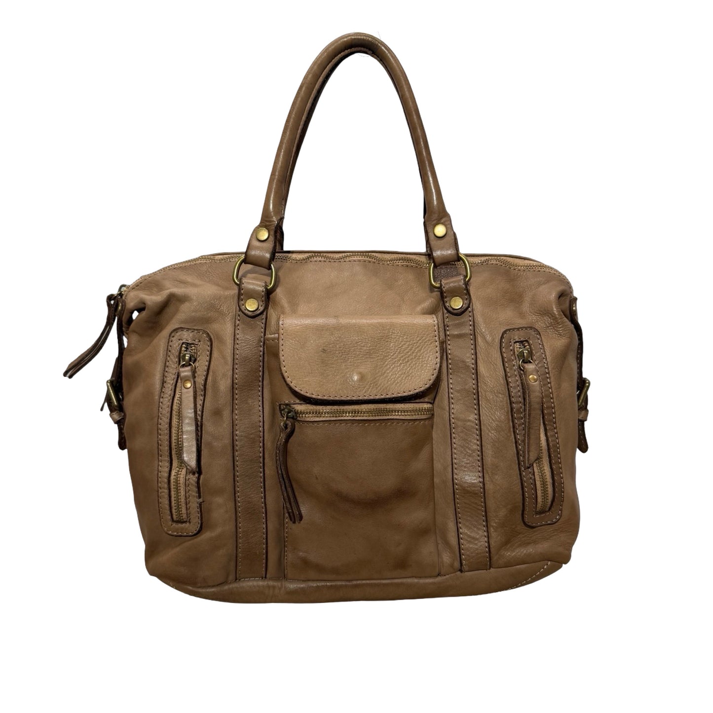 SAC CUIR WASHED MARGO