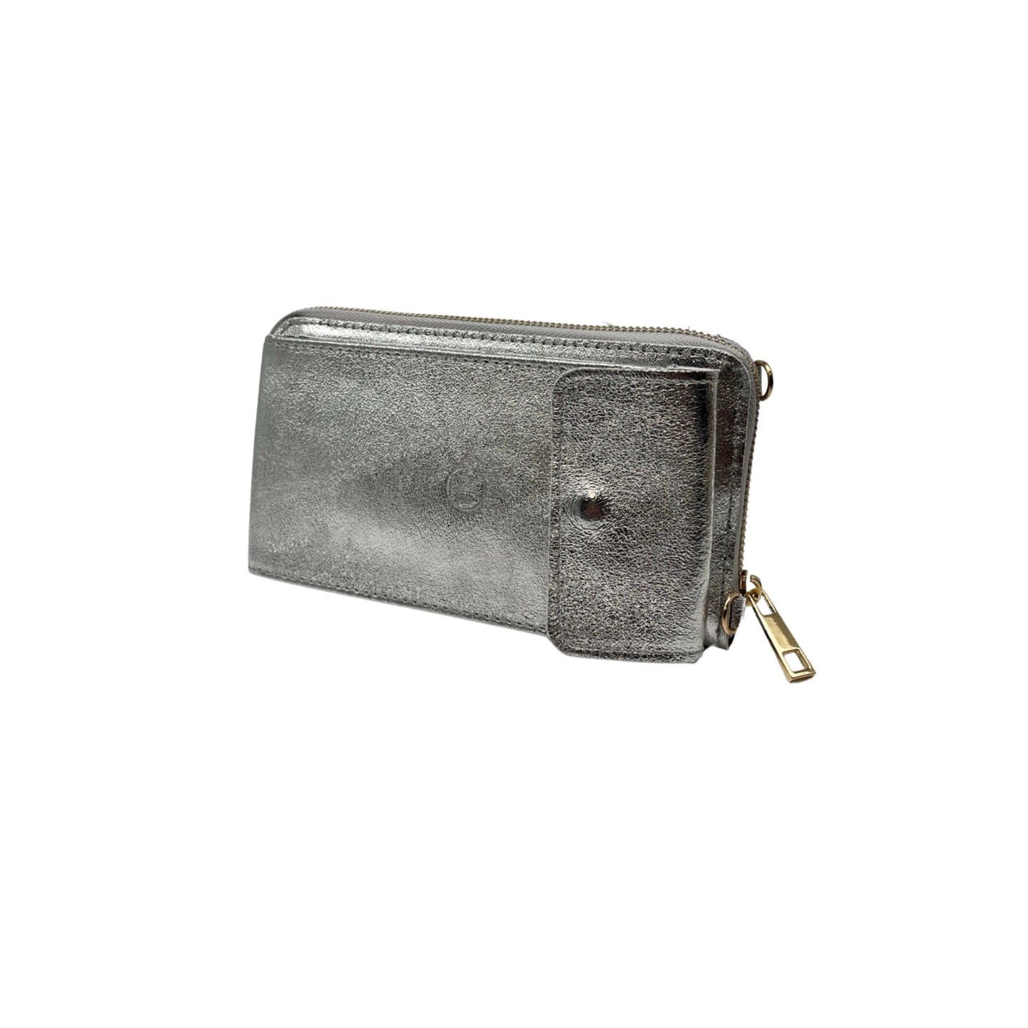 POCHETTE CUIR IRISE VERTICAL