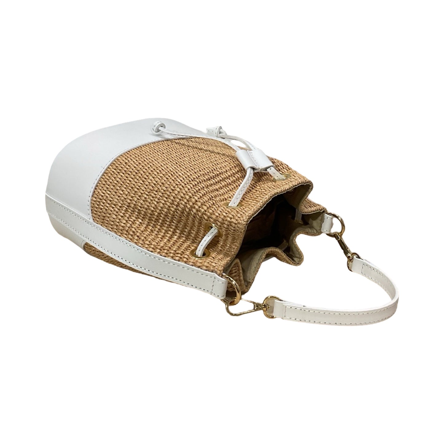 SAC A MAIN BOURSE CUIR RAPHIA GABI
