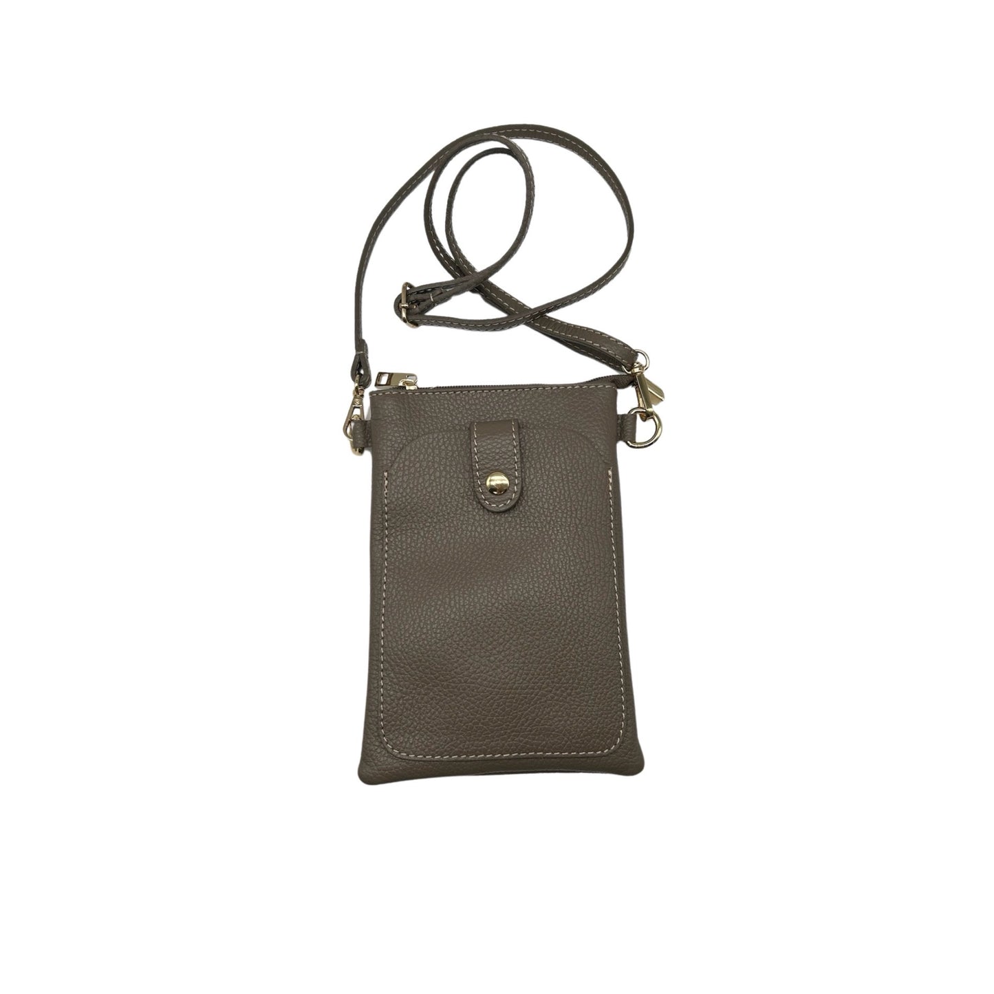 SAC TELEPHONE CUIR GRAINE ALINA