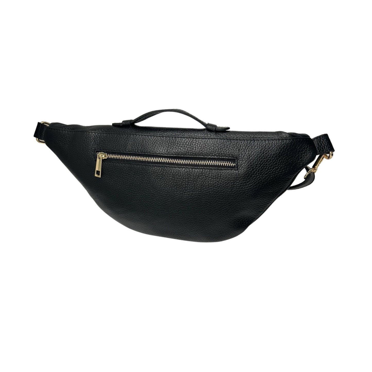 SAC BANANE CUIR GRAINE 39CM LOUNA