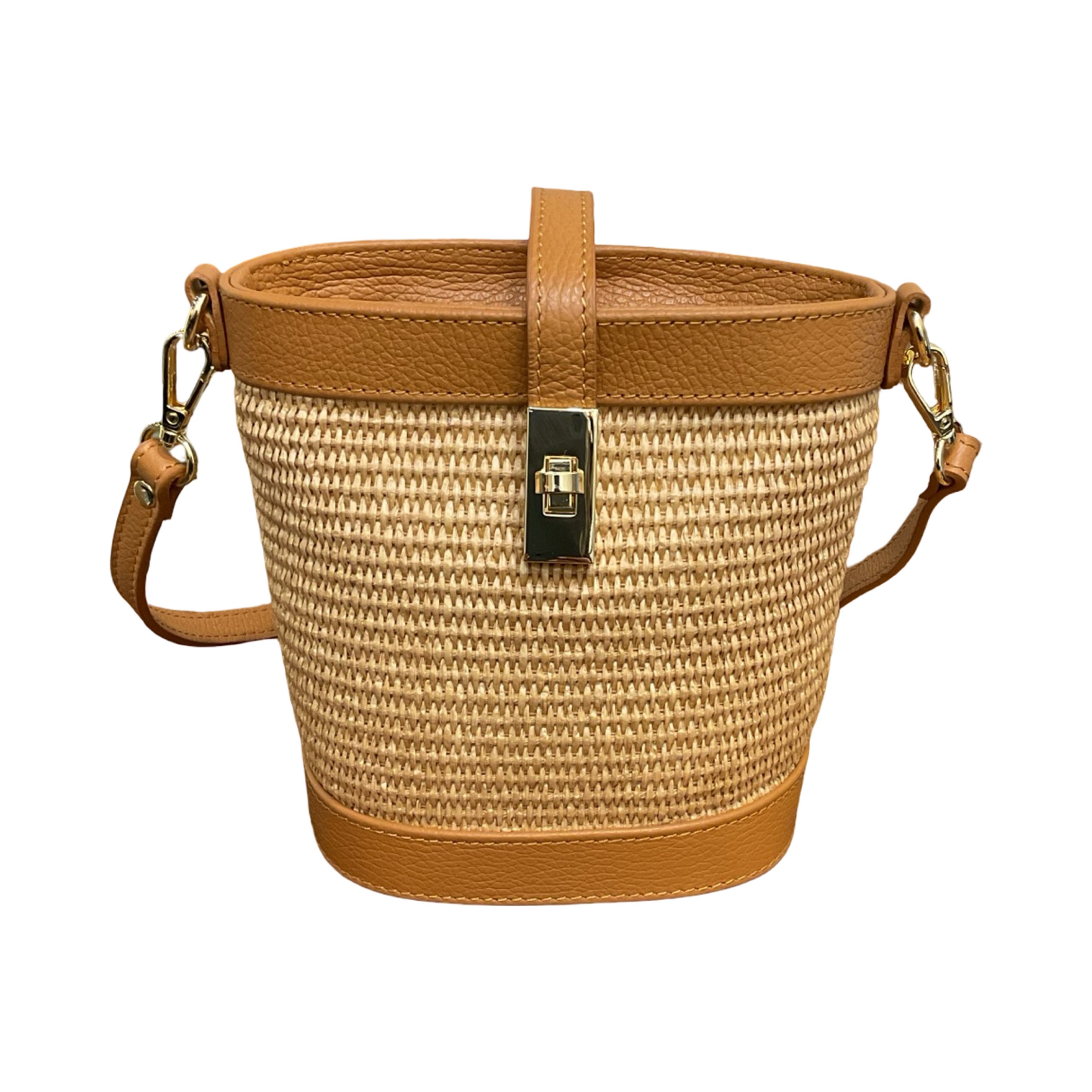 Sac Seau Cuir Raphia Lolita