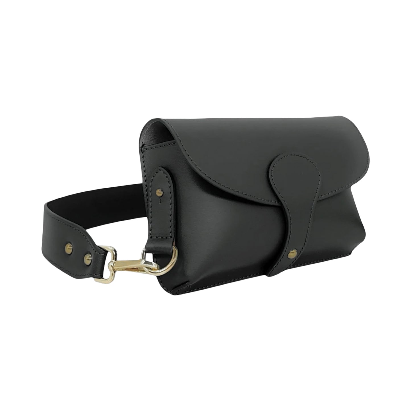 SAC BANDOULIERE CUIR LISSE LOU