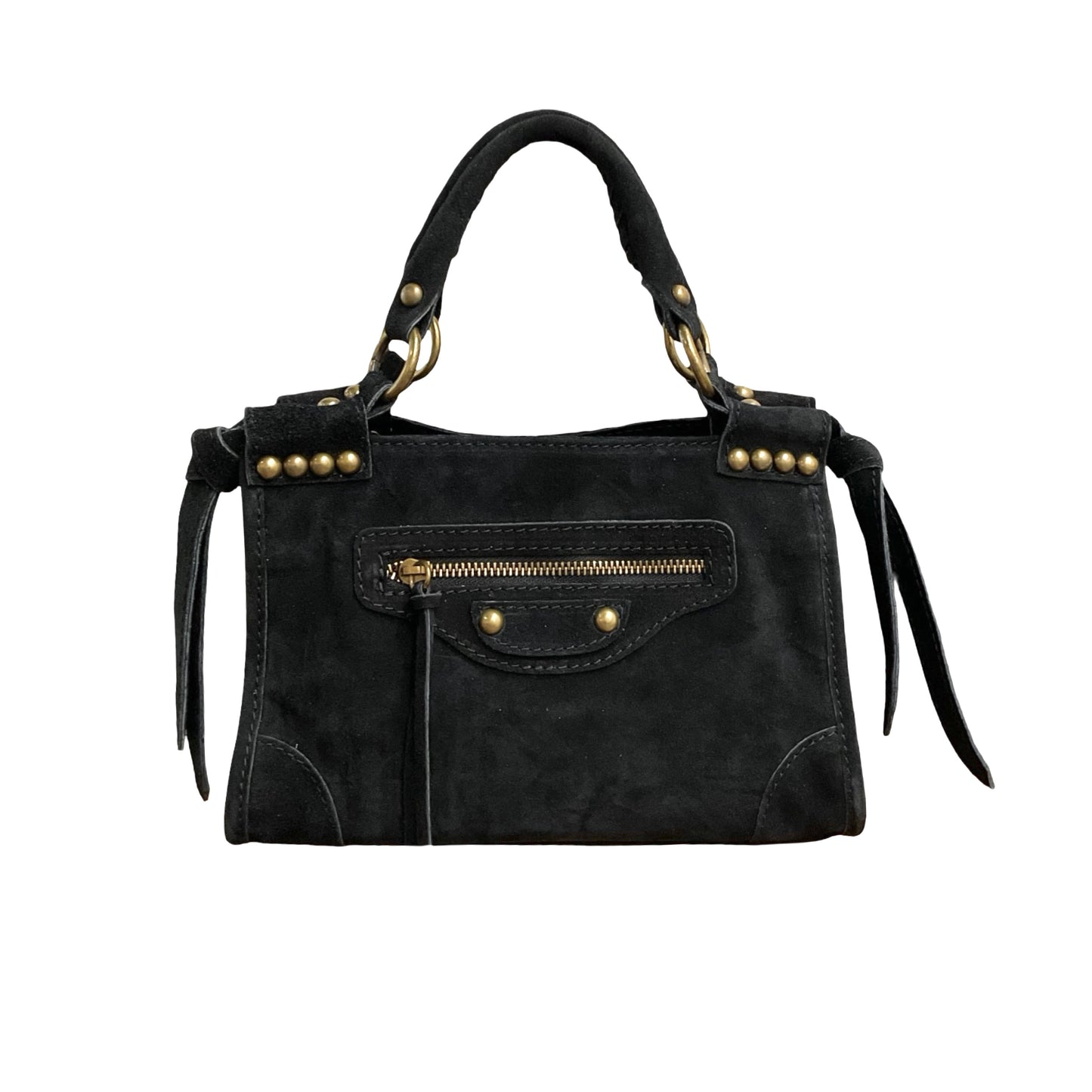 SAC A MAIN CUIR DAIM OLAYA