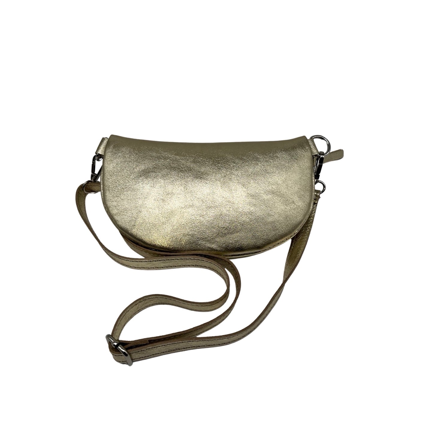 SAC BANANE CUIR IRISE PETITE 22CM