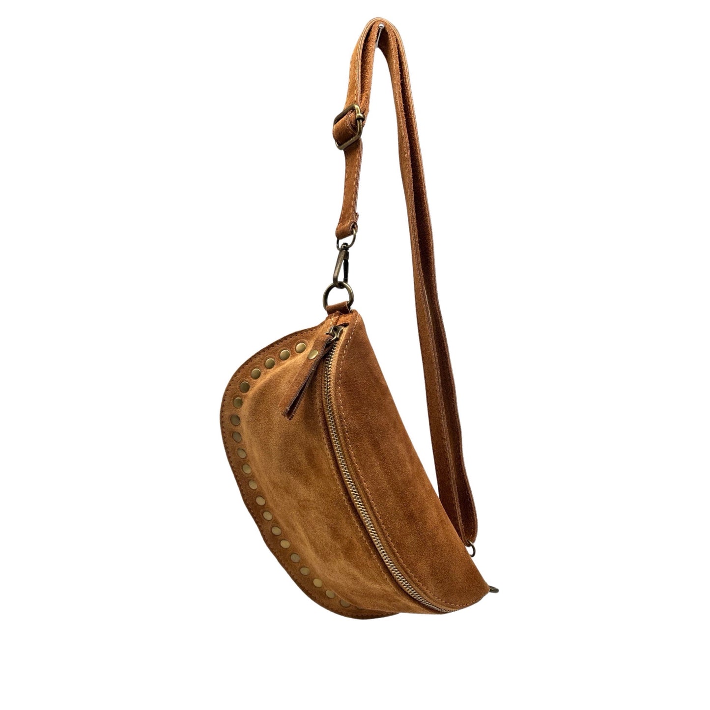 SAC BANANE CUIR SUEDE DION