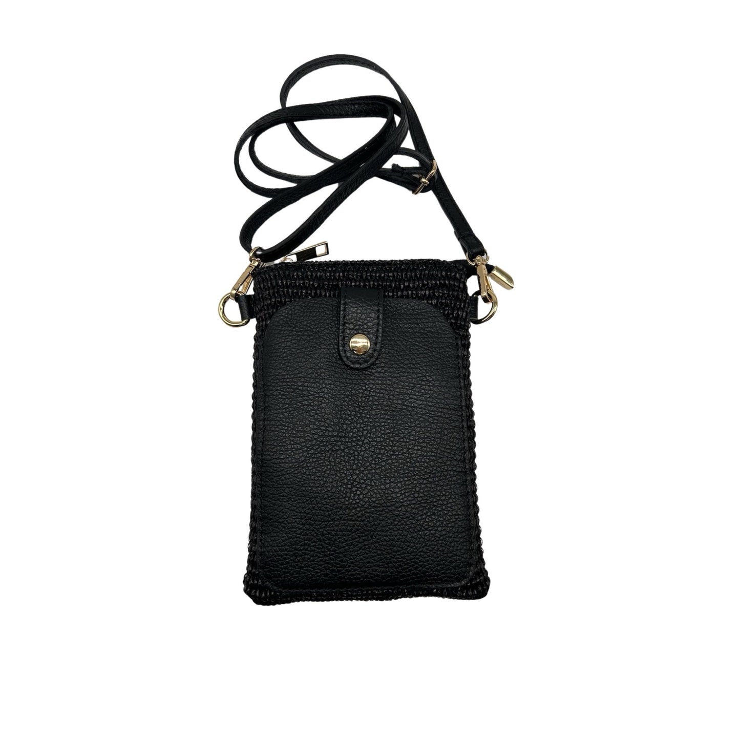 SAC TELEPHONE CUIR GRAINE ALINA TRESSE