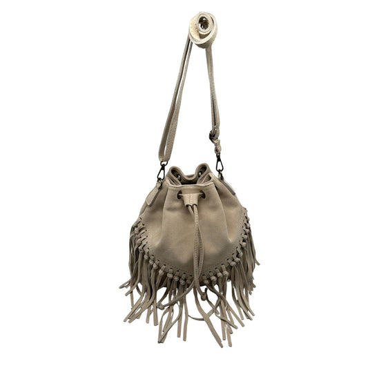 AURÉLIA SUEDE LEATHER BUCKET BAG