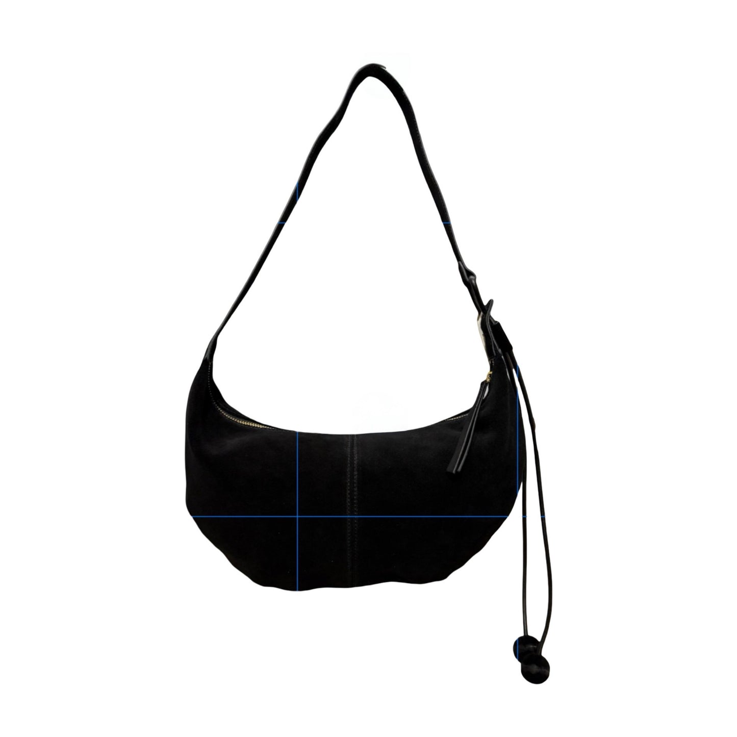 SAC EPAULE CUIR SUEDE CLEA