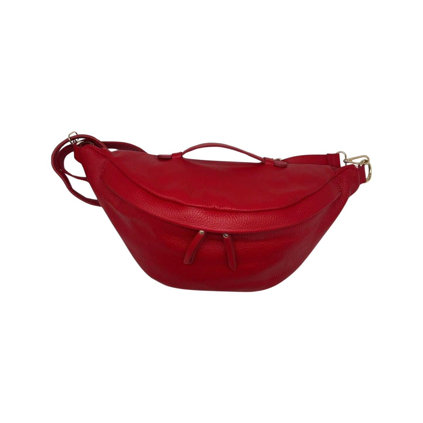 SAC BANANE CUIR GRAINE 39CM LOUNA