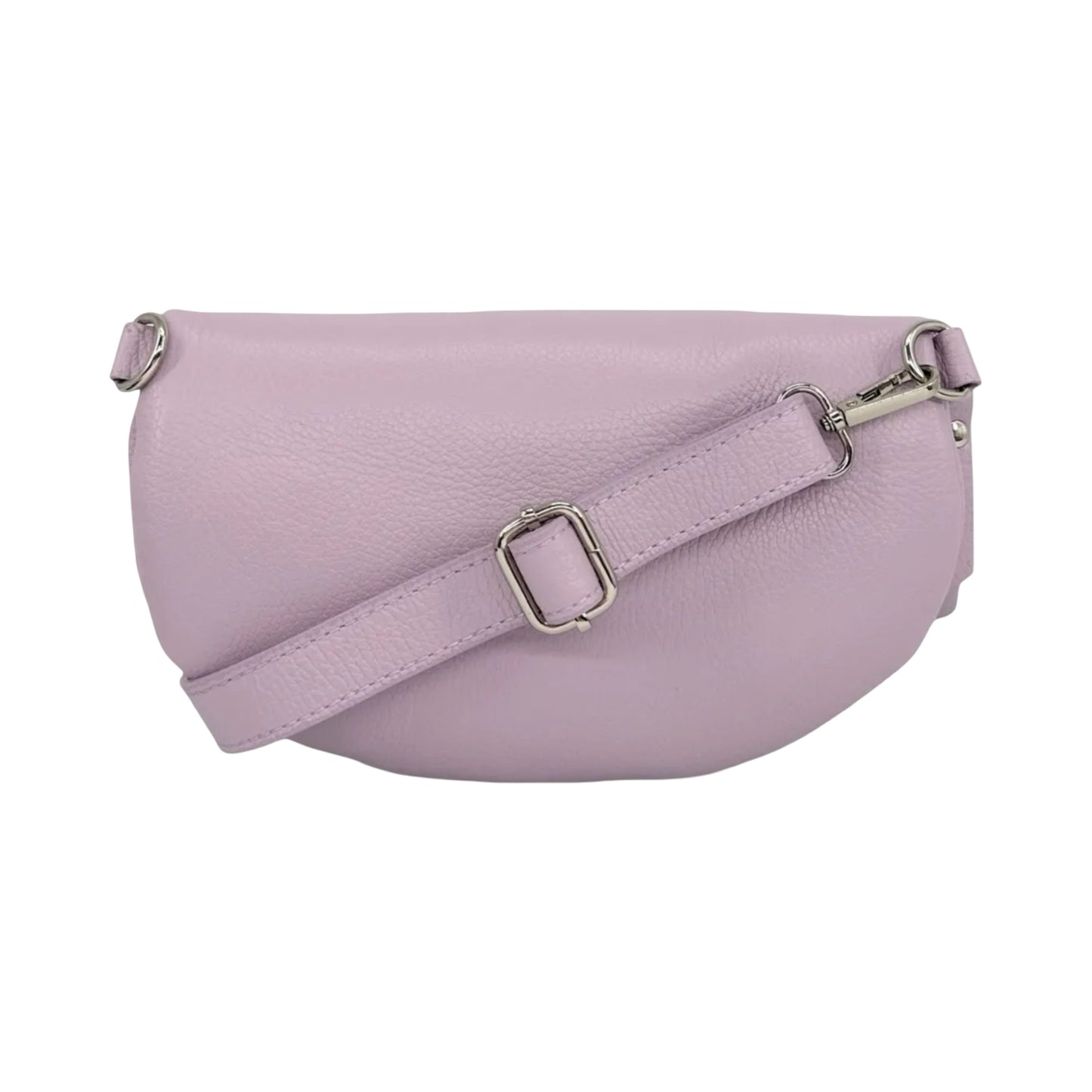 Sac Banane 2 Fermetures en Cuir Grainé 30cm