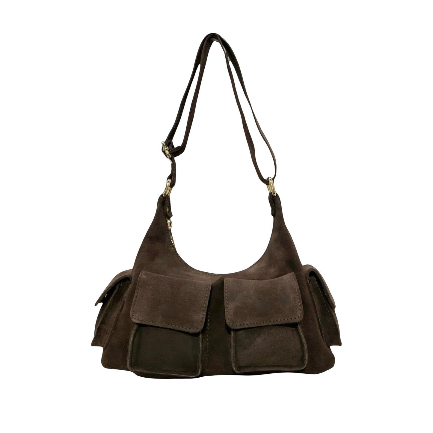 Sac Multipoches Dollar Cuir Suède