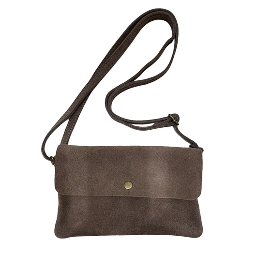 POCHETTE BANDOULIERE CUIR SUEDE