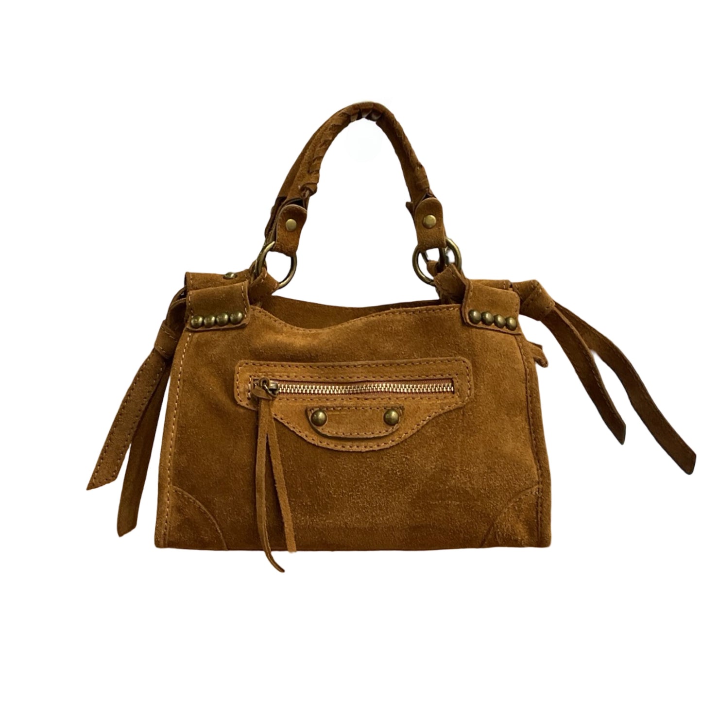 SAC A MAIN CUIR DAIM OLAYA