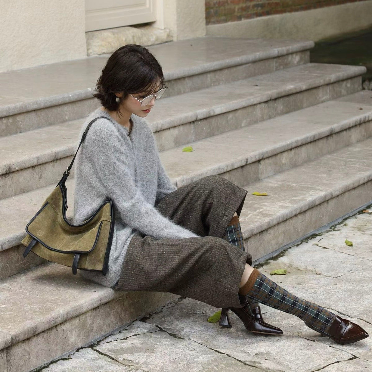 Sac en Cuir Suède Alma