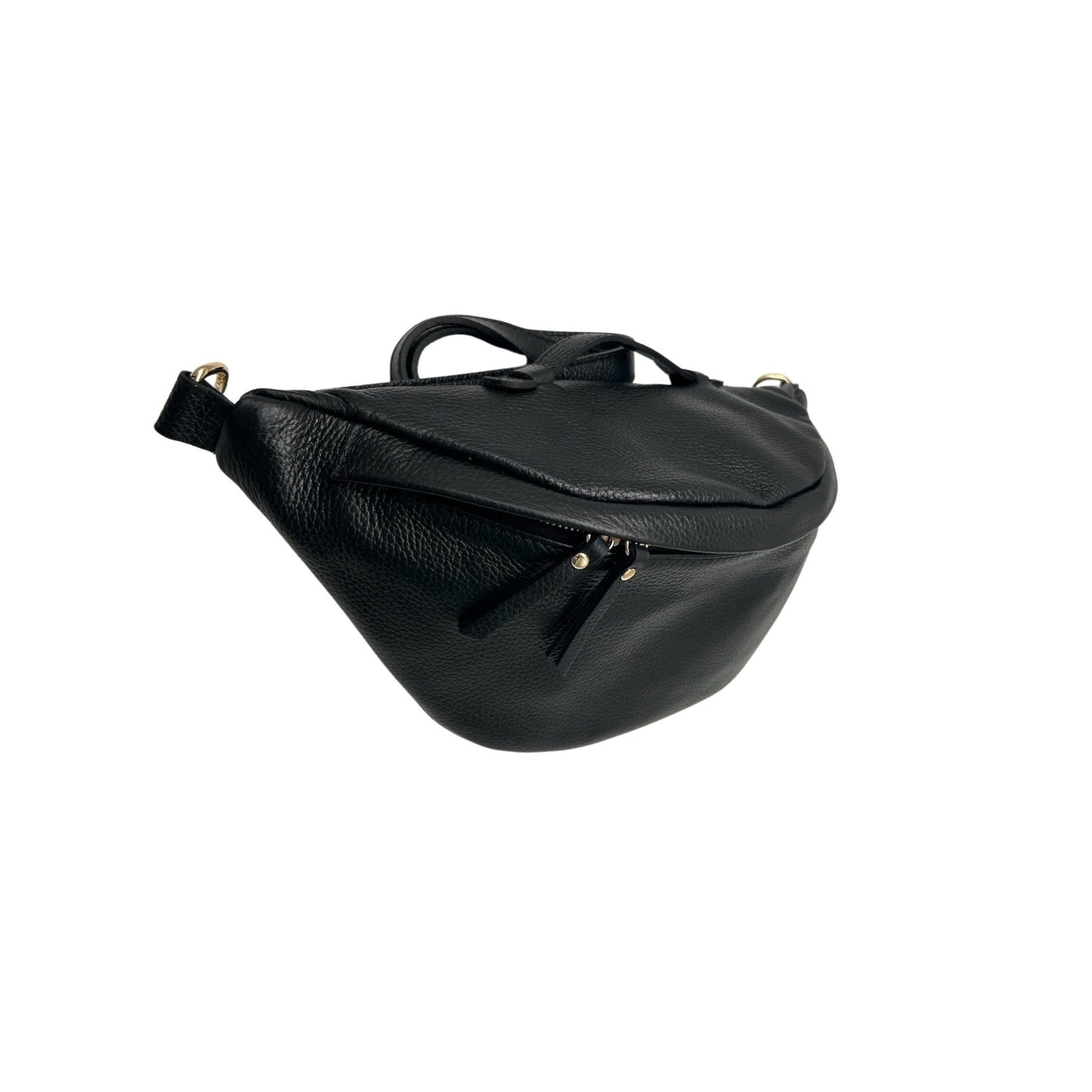 SAC BANANE CUIR GRAINE 39CM LOUNA