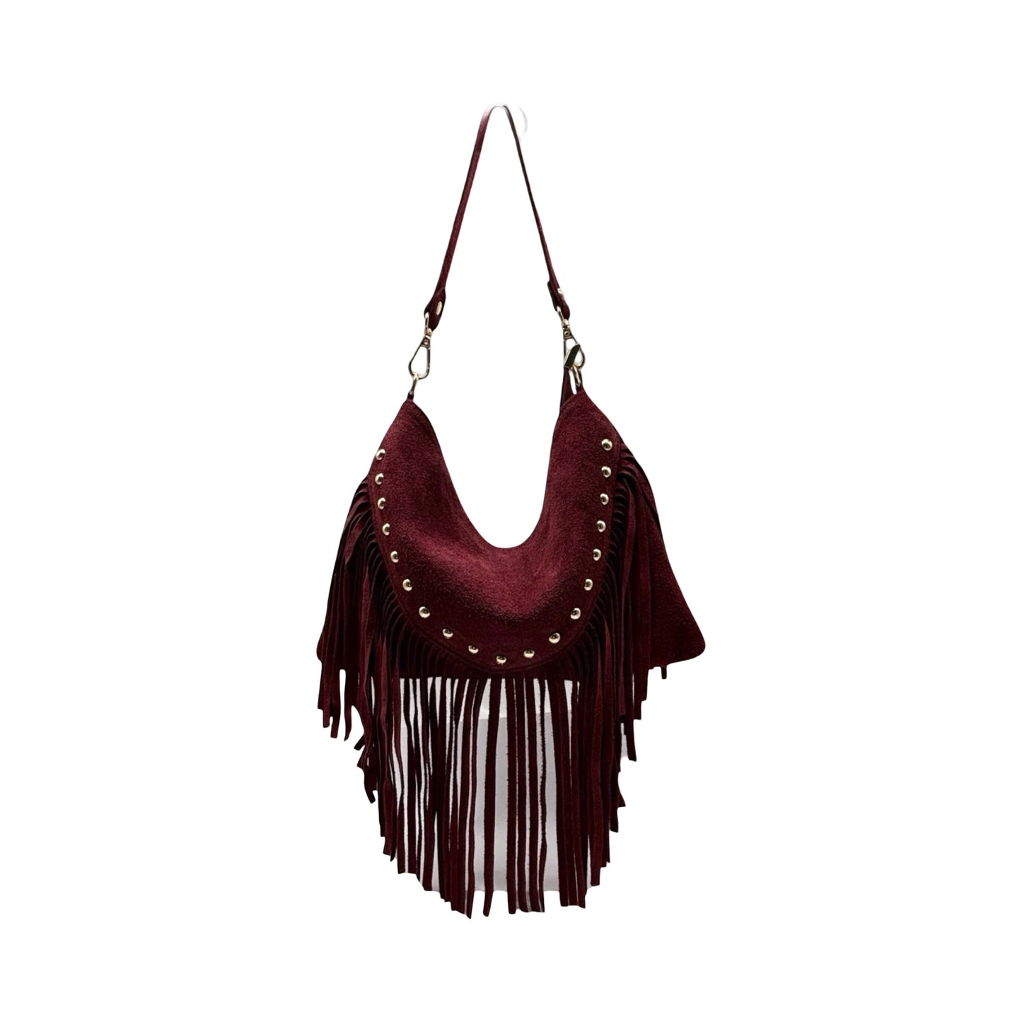 Sac bandoulière cuir suède réal