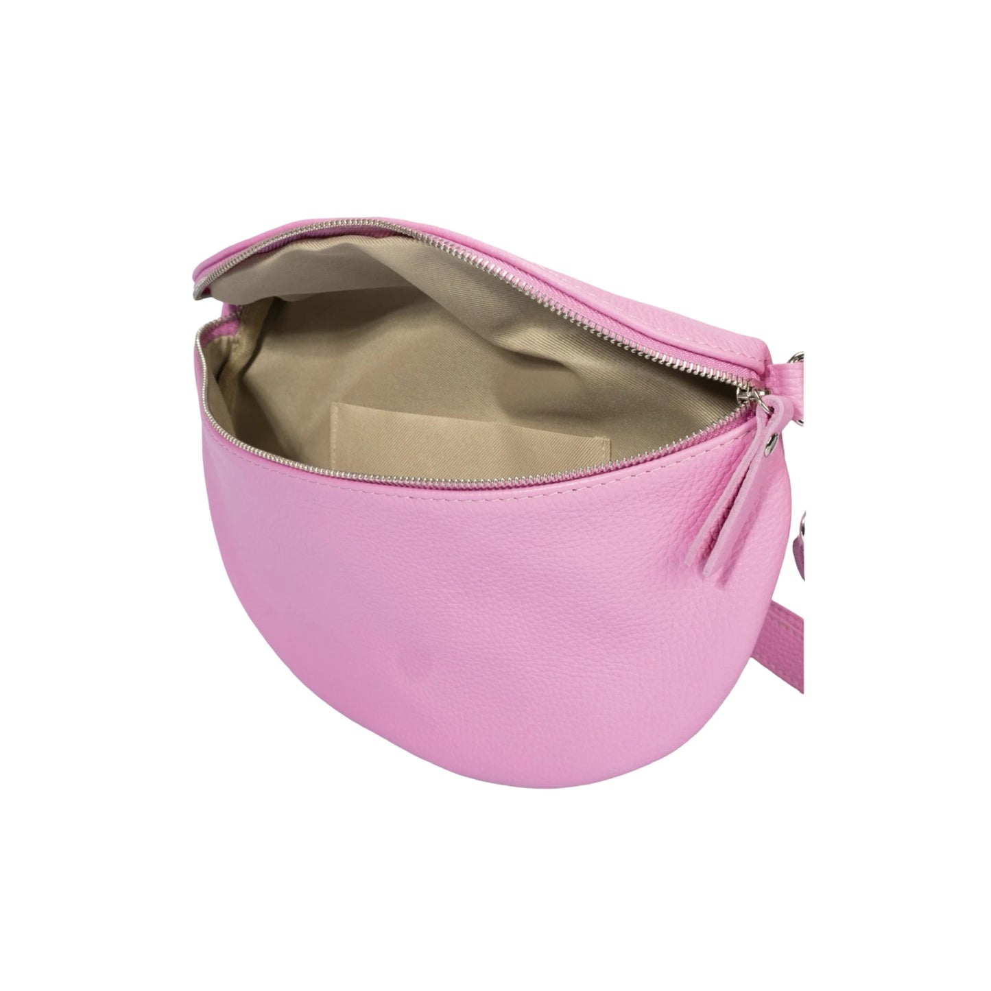Sac Banane en Cuir Grainé 22cm