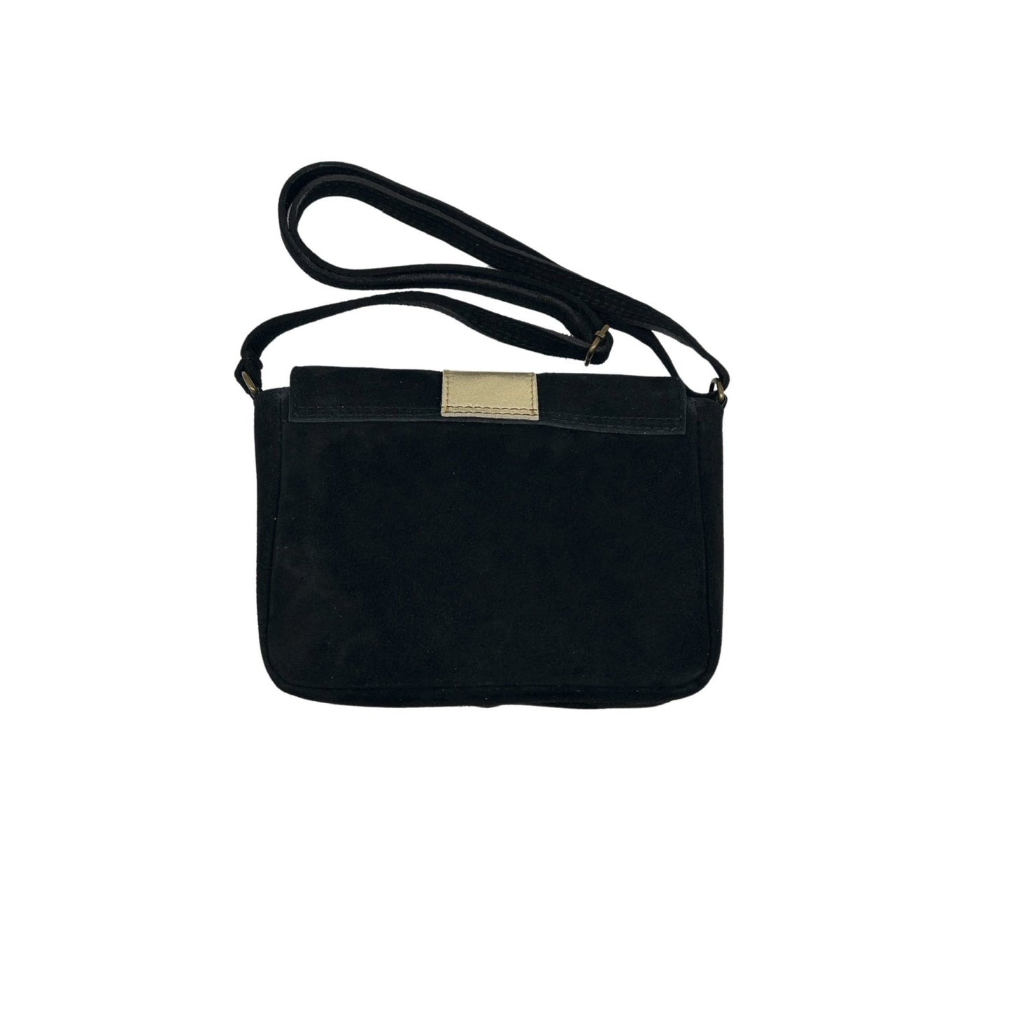 SAC BANDOULIERE CUIR SUEDE ROMANE