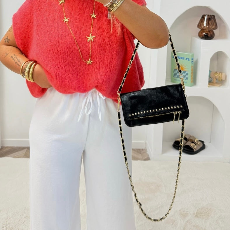 POCHETTE CUIR IRISE MEDIUM