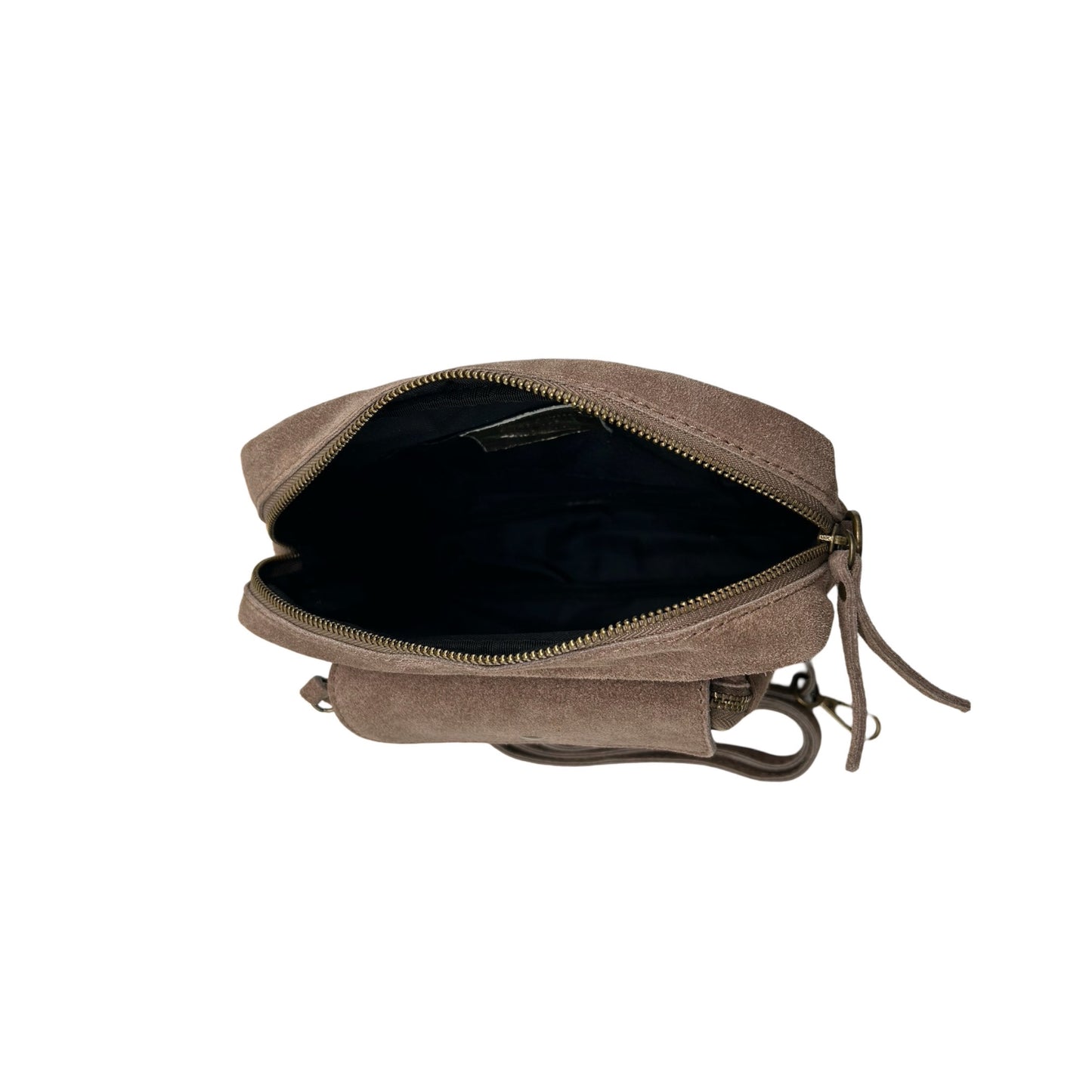 SAC BANDOULIER CUIR SUEDE NURIA