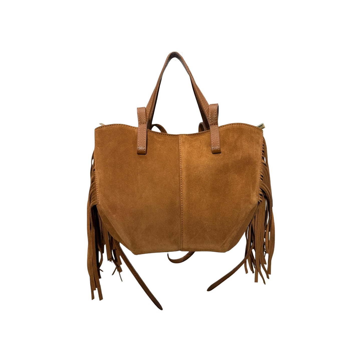 SAC CUIR SUEDE MINI SHOP FRANGE