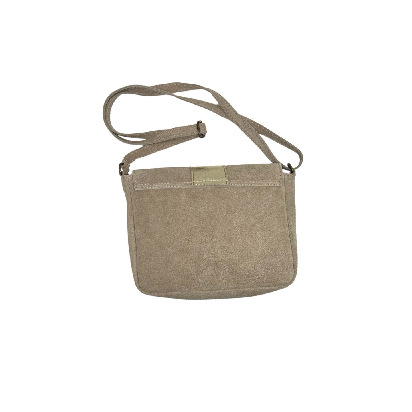 SAC BANDOULIERE CUIR SUEDE ROMANE