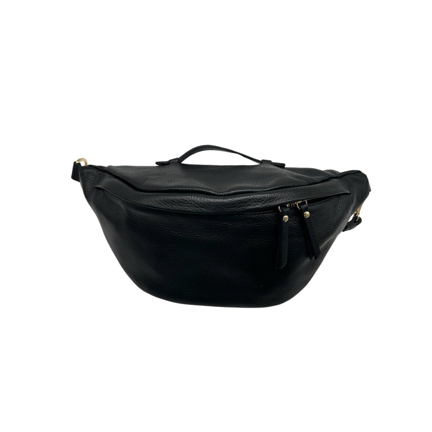 SAC BANANE CUIR GRAINE 39CM LOUNA