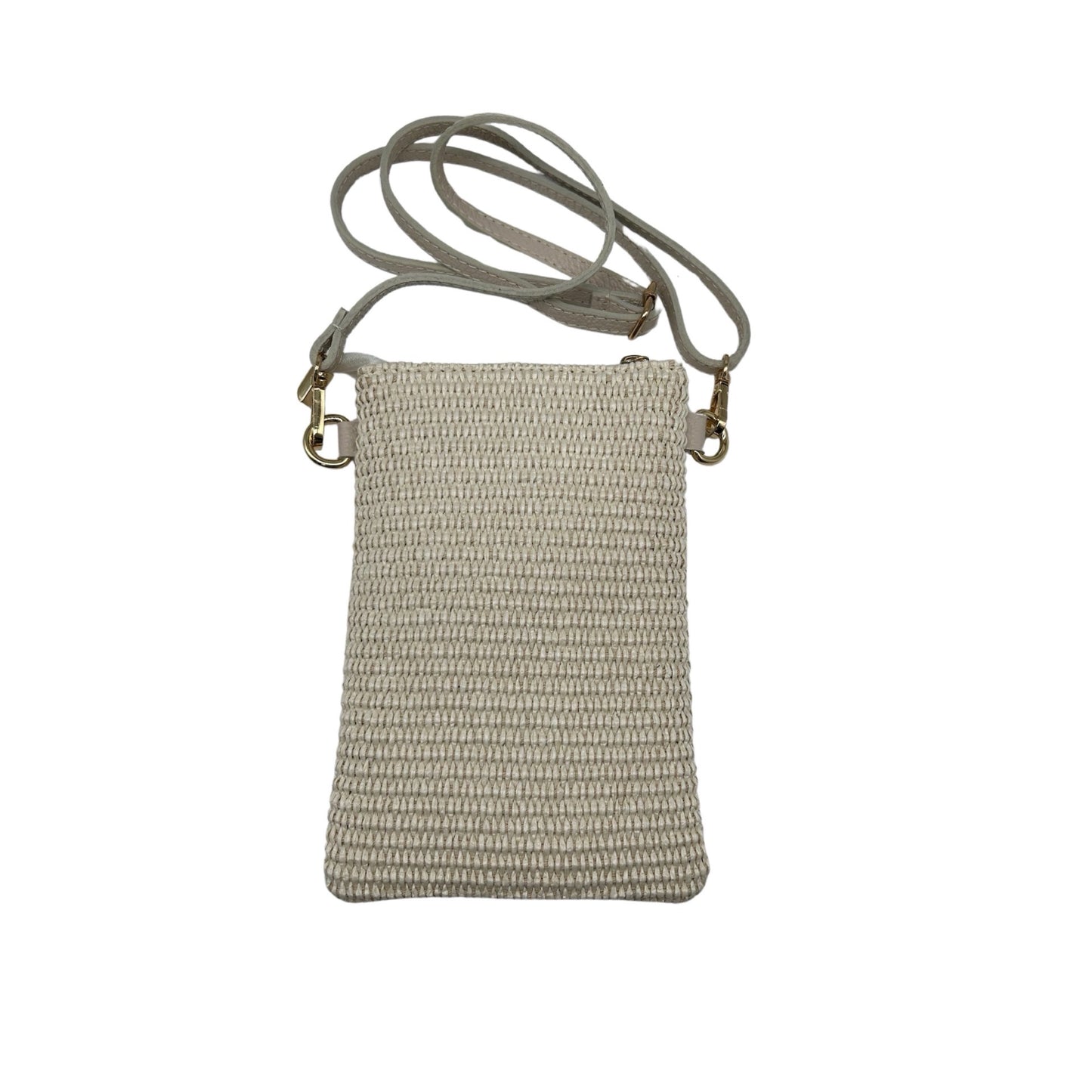 SAC TELEPHONE CUIR GRAINE ALINA TRESSE