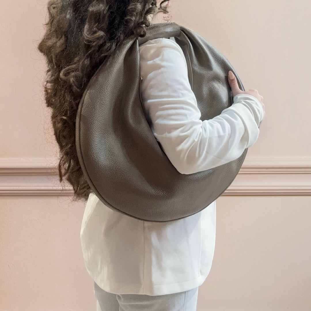 Sac Luna Cuir Graine Lune
