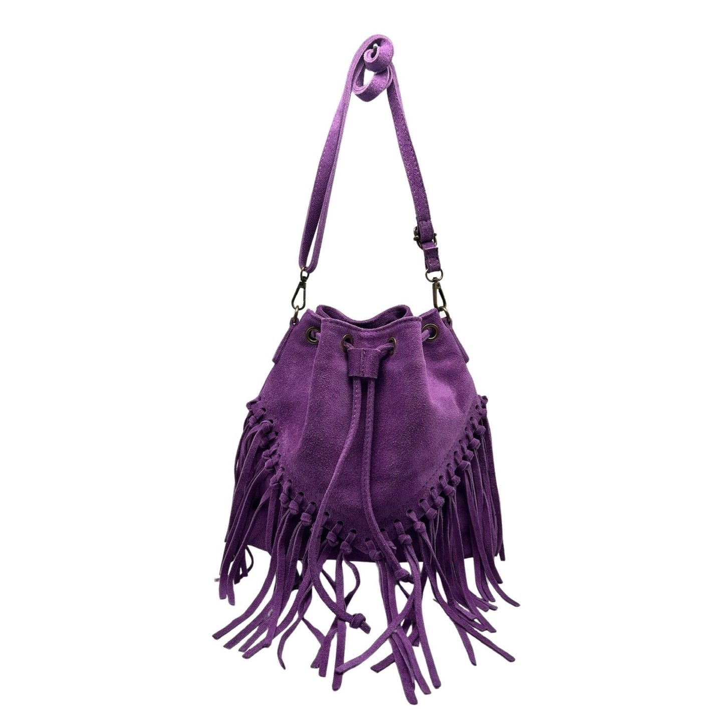 SAC SEAU CUIR SUEDE AURÉLIA