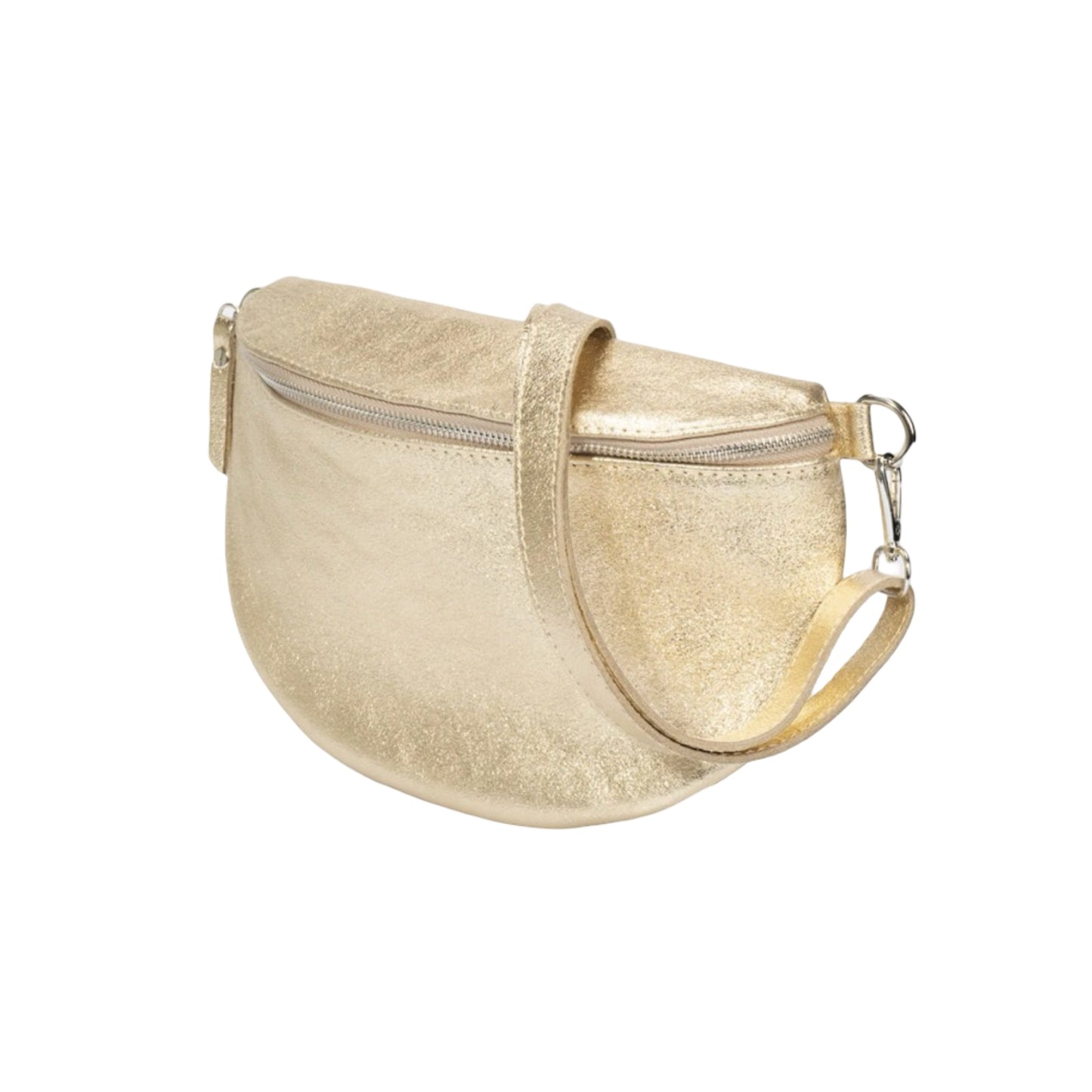 Sac Banane en Cuir Irisé 22cm