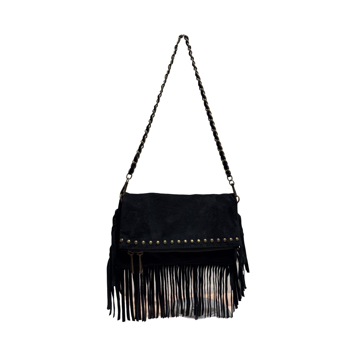 POCHETTE CUIR SUEDE MEDIUM
