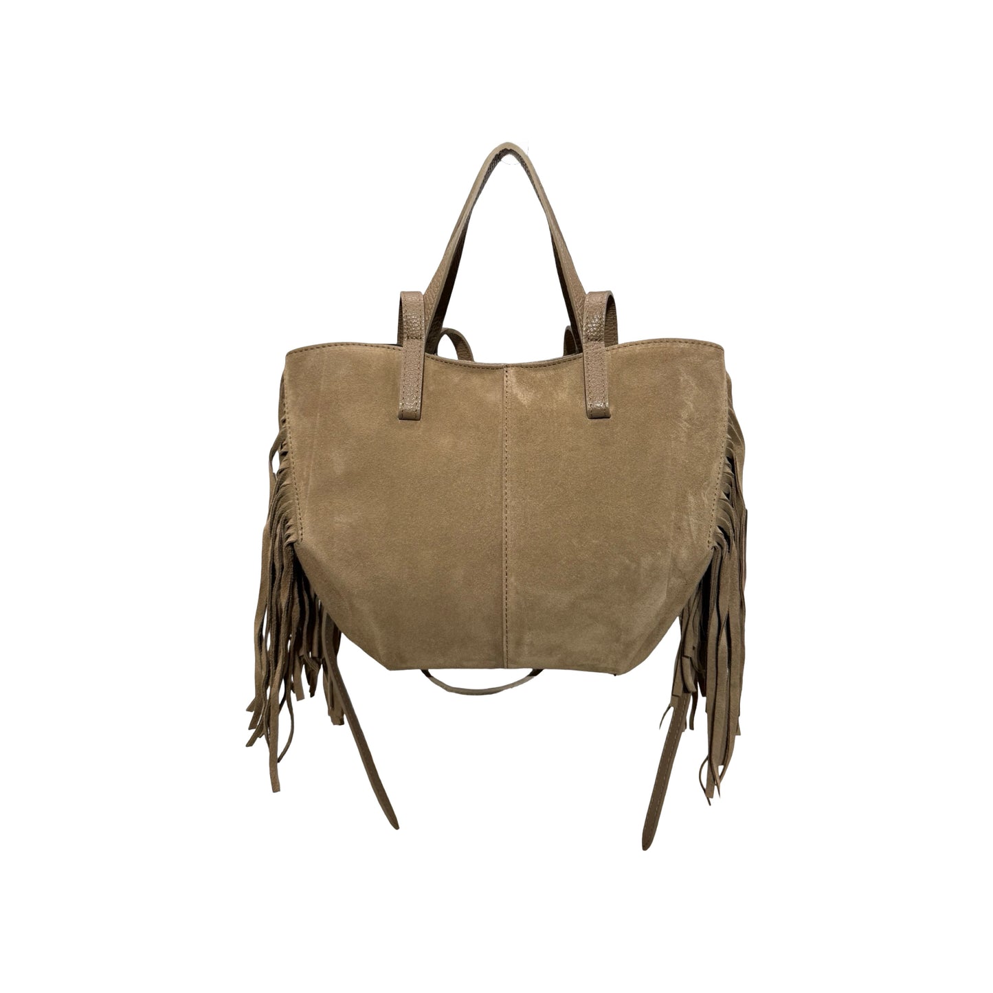 SAC CUIR SUEDE MINI SHOP FRANGE