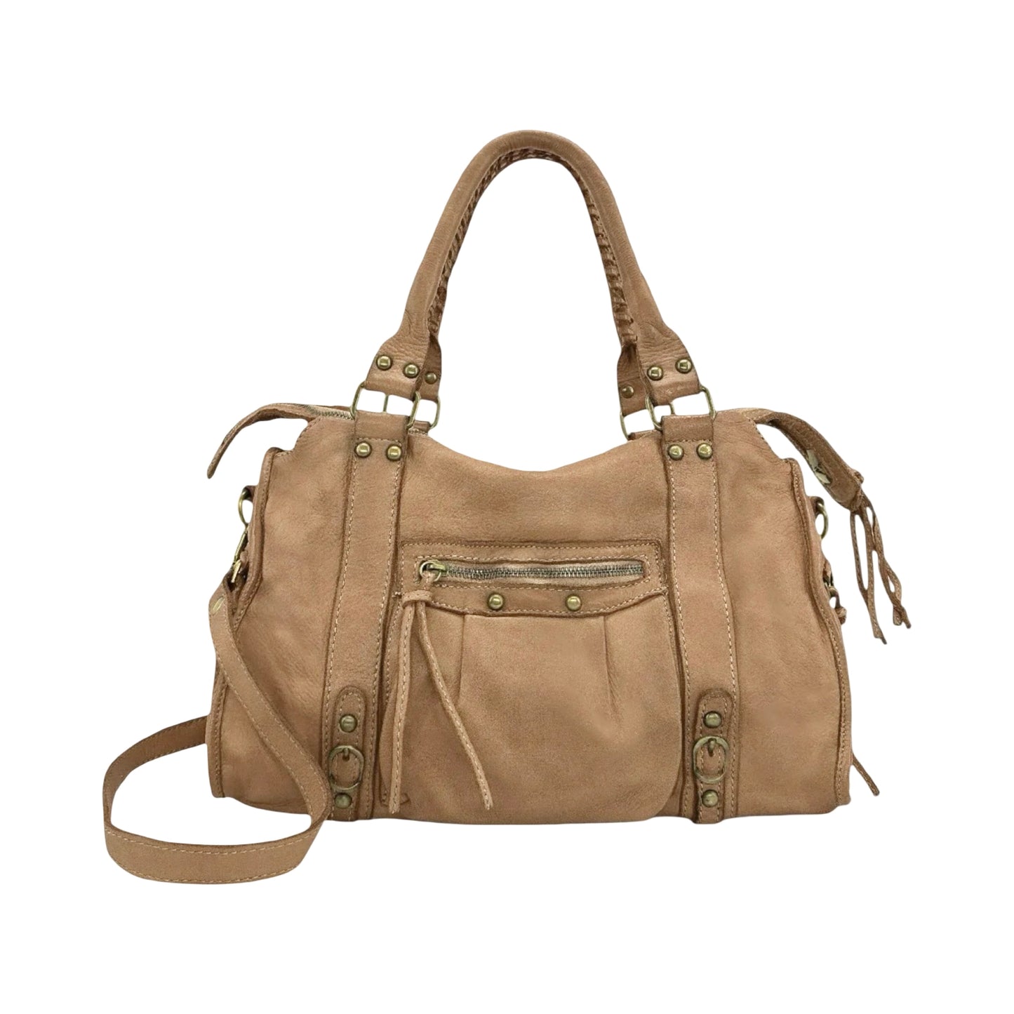 SAC CUIR VINTAGE CAPUCINE L