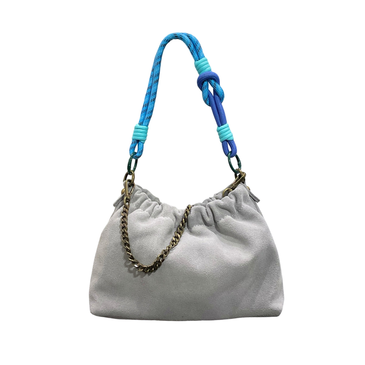Sac cuir suéde cordon Plissa S