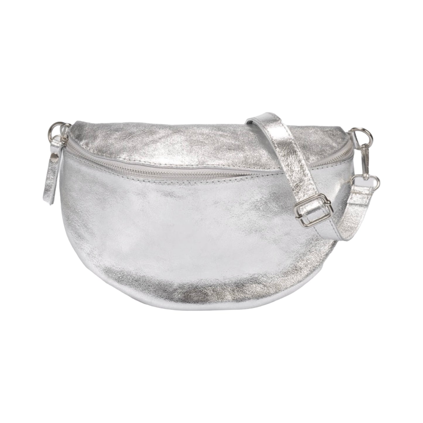 Sac Banane en Cuir Irisé 22cm